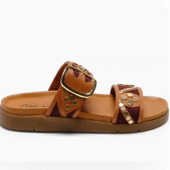 Free People Revelry Studded Slide Sandal, Sz 8.5 NIB - Picture 3 of 10